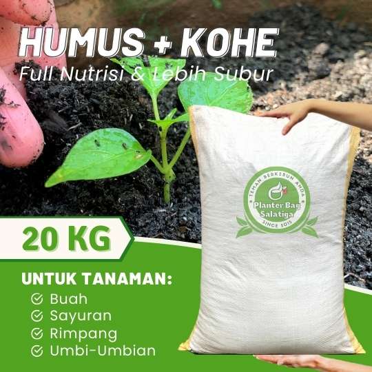 humus organik 20 kg nutrisi tanaman