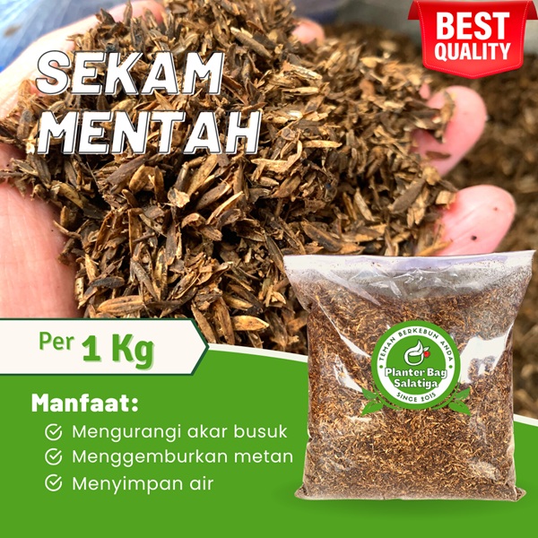 sekam mentah 1 kg